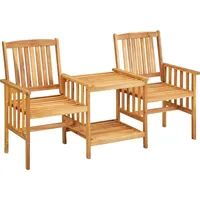 VidaXL Gartenmöbel-Set 7-tlg. Grau