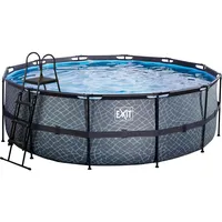 EXIT TOYS Stone Pool 427 x 122 cm inkl