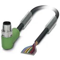 Phoenix Contact 1554843 Sensor-/Aktor-Steckverbinder, konfektioniert M12 Stecker, gewinkelt 10.00