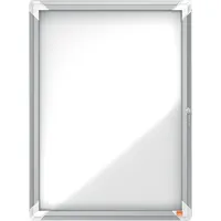 NOBO Schaukasten silber 4x DIN A4