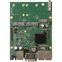 MicroTik RBM33G Eingebauter Ethernet-Anschluss Schwarz, Router, Schwarz,