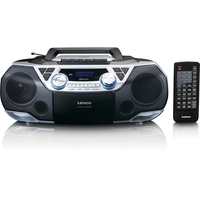 Lenco SCD-720SI Boombox DAB+, FM, CD, Kassette, USB, BT,