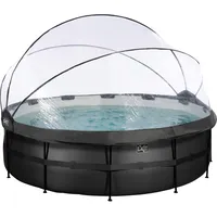 EXIT TOYS Black Leather Pool 450 x 122 cm