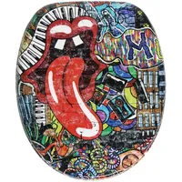 Sanilo Graffiti mit Absenkautomatik Rot