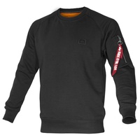 Alpha Industries X-Fit Sweat Pullover Sweatshirt Schwarz 34