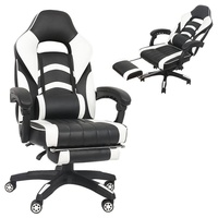 MuCoLa Gaming Chair 93705 schwarz/weiß