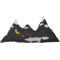 David Fussenegger Wolf Kissen 70 x 35 cm Anthrazit