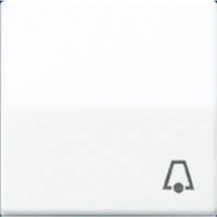 Jung Wippe Symbol "Klingel", alpinweiß (AS 591 K WW