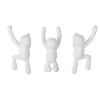 Umbra Garderobenhaken Buddy 3er-Set Weiß
