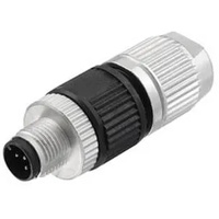 Weidmüller 1852740000 Sensor-/Aktor-Steckverbinder, unkonfektioniert M12 Stecker, gerade Polzahl: 4