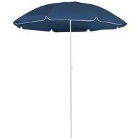 VidaXL Sonnenschirm Ø 180 cm blau