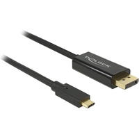 DeLock USB-C [Stecker] auf DisplayPort [Stecker] Adapterkabel, 2m (85256)