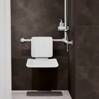 Hewi System 900 Einhängesitz Klappsitz weiß matt 450 x