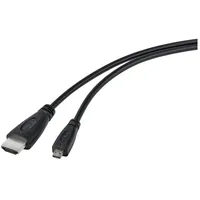 TRU Components HDMI-Kabel Raspberry Pi® [1x HDMI-Stecker - 1x