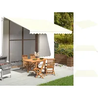 VidaXL Markisenbespannung 4 x 3,5 m creme