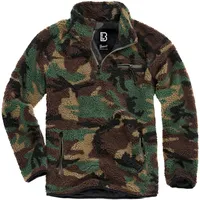 Brandit Textil Teddy Troyer Jacke Woodland 2XL