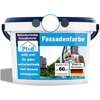 Prinzstark Fassadenfarbe 10L Weiß matt, für ca. 60m2 /