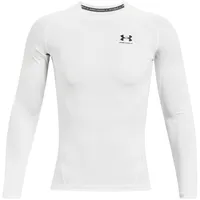 Under Armour HeatGear Armour langarm Funktionsshirt Herren 100 white/black