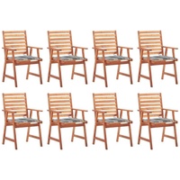 VidaXL Gartenstuhl 62 x 62 x 92 cm braun