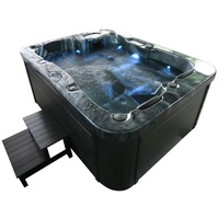 Home Deluxe Black Marble Outdoor Whirlpool Set (14951)