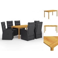 VidaXL Polyrattan Garten-Set 3067813 7-tlg. Tisch 150 x 90