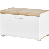 Innostyle Fun Plus Lowboard Holzwerkstoff/Eiche Altholz Weiß/Braun 80x51x47 cm