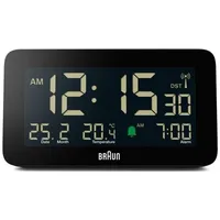 Braun BC10 DCF-B Funkwecker schwarz