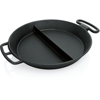 Was Eisenguss-Riesenpfanne 65 cm  mit Mittelsteg