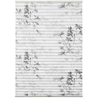 GARDINIA Plissee Bella Blätter 60 x 130 cm weiß