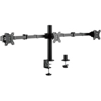 Logilink BP0107 - Monitorhalterung 3-Fach, 17–27", Armlänge: verstellbar Schwarz