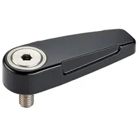 Halder Drehriegel, d1=M6, schwarz