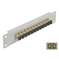 DeLock 10? LWL Patchpanel 12 Port SC Simplex beige