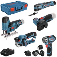 Bosch Professional Akku-Maschinenset inkl. L-Boxx + 3 Akkus 3.0Ah