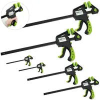 Baumarktplus 6x Einhandzwinge 3 Größen Schnellspannzwinge 35x105 mm 60x150