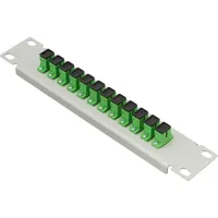 DeLock - LWL Patchpanel, 10'', 12-Port, SC Simplex, 1HE,