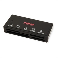 Roline USB 3.2 Gen 1 Multi Card Reader, schwarz