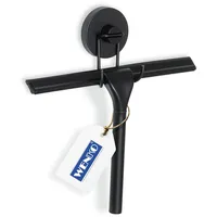 Wenko Duschabzieher Vacuum-Loc Schwarz 25 cm