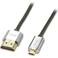 LINDY Micro HDMI Typ D (Mikrofon) Schwarz