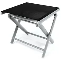 VCM Klapphocker Aluminium Schwarz