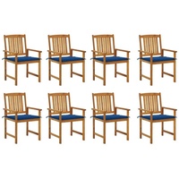 VidaXL Gartenstühle mit Kissen 57 x 57 x 92