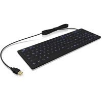 KeySonic KSK-6031INEL Tastatur USB QWERTZ Deutsch Schwarz