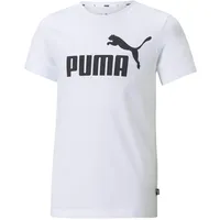 Puma Jungen Logo Tee B Hemd, Puma White, 104