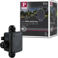 Paulmann Verbindungsbox 3-fach IP68 Schwarz