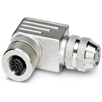 Phoenix Contact 1430420 Sensor-/Aktor-Datensteckverbinder M12 Buchse, gewinkelt Polzahl Sensoren: