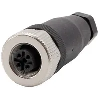Phoenix Contact Steckverbinder 4-polig Bu/ger M12 SACC-M12FS, 1696439