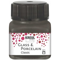 Kreul 16226 - Glass Porcelain Classic, dunkelbraun