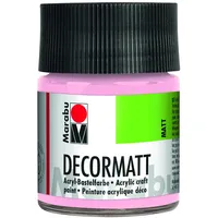 Marabu Decormatt Acrylfarbe 50 ml Wildrose