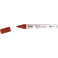 Kreul Glass Porcelain Pen Classic dunkelrot