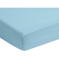 Träumeland TT04141 Spannbetttuch TENCEL ozeanblau, 40 x 90 cm,