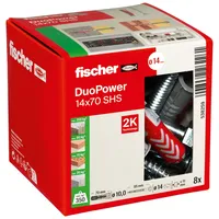 Fischer DUOPOWER 14x70 S LD 2-Komponenten-Dübel 70mm 14mm 538259